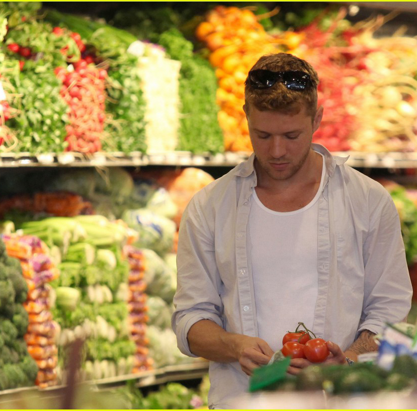 Ryan Shops for Food